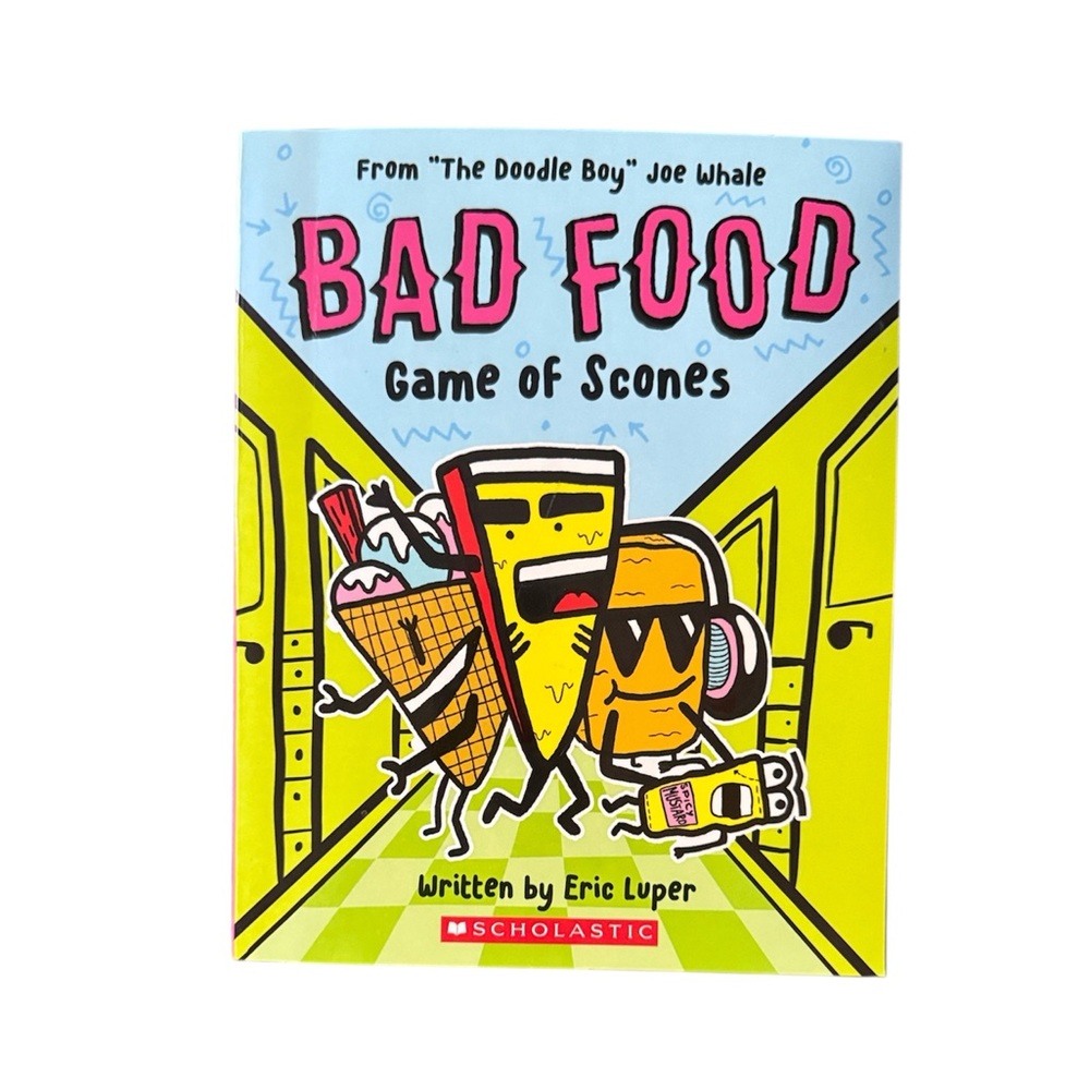 🧡15 items for $20🧡Scholastic Bad Food Game of Scones - Yellow and Red Cover